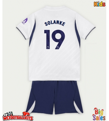 Tottenham Hotspur Dominic Solanke #19 Replica Home Stadium Kit for Kids 2026-27 Short Sleeve (+ pants)
